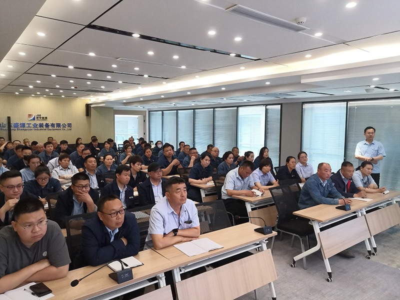 0506山東盛源開展節(jié)后復(fù)工復(fù)產(chǎn)暨安全警示教育專題會（王亞 歐陽金山）