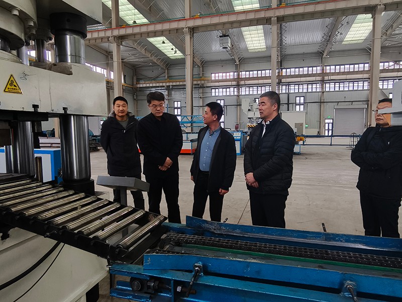 1124深化協(xié)同賦能產(chǎn)業(yè)共贏發(fā)展鏈接中亞——新疆八一鋼鐵集團考察霍爾果斯山東盛源新疆分公司（姜子明 郝曉霞 邵長生）